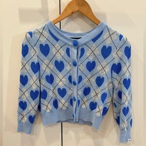 Blanc&Eclare Crop Cardigan